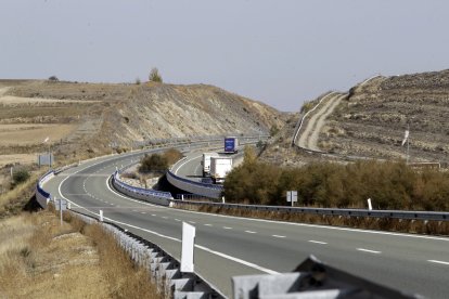 Variante de Ágreda, único tramo hacia Navarra en funcionamiento. HDS