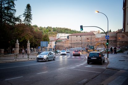 Cuesta de la Dehesa Serena, en la segunda fase de las travesías. MARIO TEJEDOR