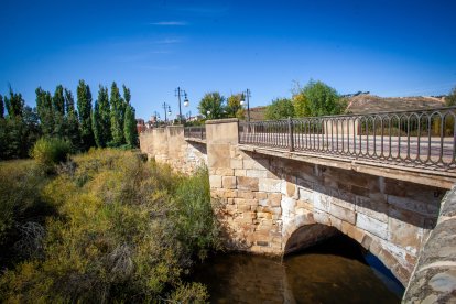 El puente de piedra de la capital. MARIO TEJEDOR