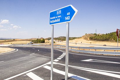 Un tramo de la Autovía del Duero