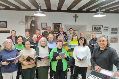 El Coro durante un ensayo.