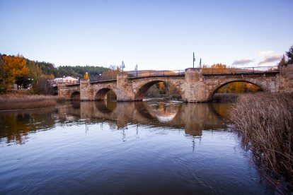 Puente de piedra de la capital. MARIO TEJEDOR