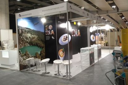 Stand de la Diputación de Soria en una edición previa de Madrid Fusión.