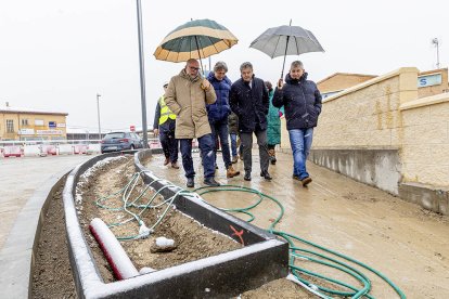 Santano conoce de primera mano las obras de la primera fase de las travesías de la capital.