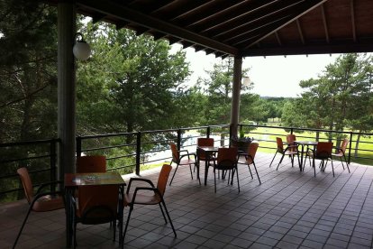 Restaurante del camping El Concurso.