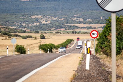 La N-122 en dirección a Ágreda dará paso a la A-15. MARIO TEJEDOR