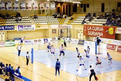 Los sorianos sacaron su mejor voley según avanzaban los sets