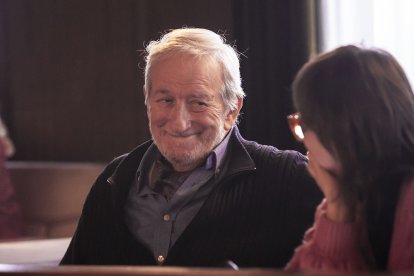 Jesús Bárez, con su característica sonrisa, en su asiento en el Pleno municipal el pasado noviembre.