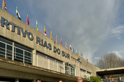 Los representantes del club soriano en la competición de Pontevedra.