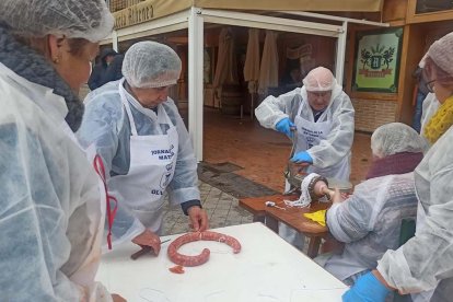 Jornadas de la matanza en Ólvega en una imagen de archivo.