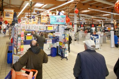 Punto de venta del kiosco del Centro Comercial E. Leclerc.