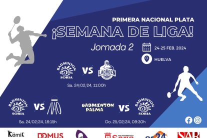 Cartel anunciador de la segunda jornada de la Liga de Clubes
