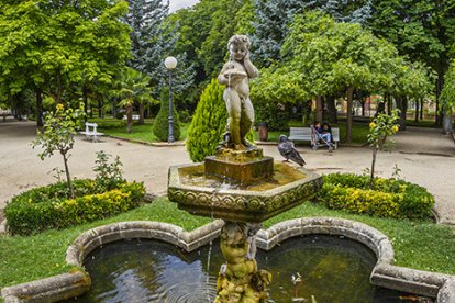 El parque de la Alameda (la Dehesa) en la capital soriana.