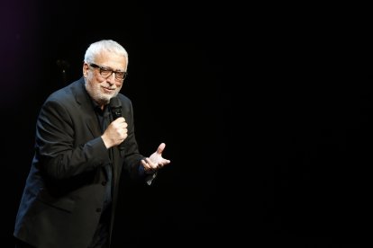 Leo Harlem en el teatro de la Audiencia de Soria.