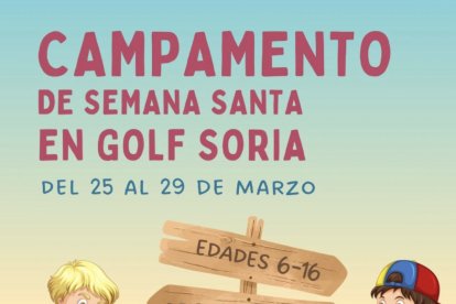 Cartel de los cursos para niños organizados para esta Semana Santa.