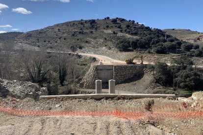 Zona donde se colocará el puente.