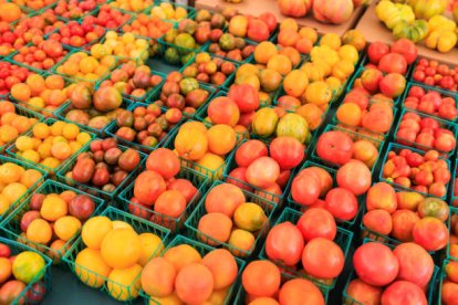 Fruta en un establecimiento.