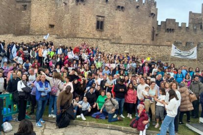 Peregrinos de Soria en Javier.