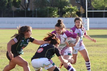 Imagen de un partido del equipo senior femenino.