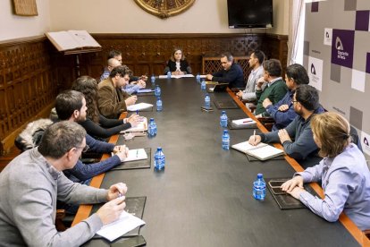 Participantes en la Mesa de la Trufa de Soria.