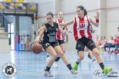 Una jugadora del CSB Hospital Latorre durante un partido.