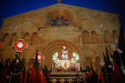 La procesión del Ecce Homo por las calles de Soria.