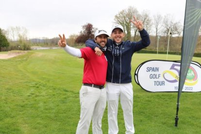 El soriano Daniel Berná junto a su compañero José Manuel Pardo.