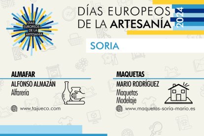 Cartel del Día de la Artesanía en Soria.