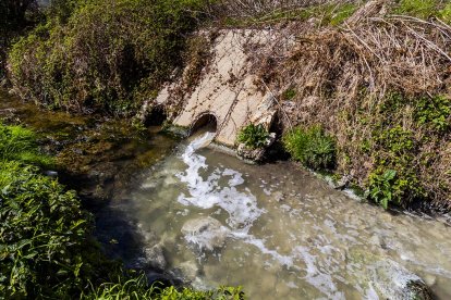 Río Val a su paso por la EDAR de Ágreda