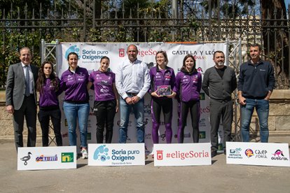 Un momento de la presentación del Club Atletismo Celtíberas del pasado miércoles.