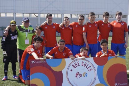 Equipo del Numancia que participa en el Torneo + Que Goles