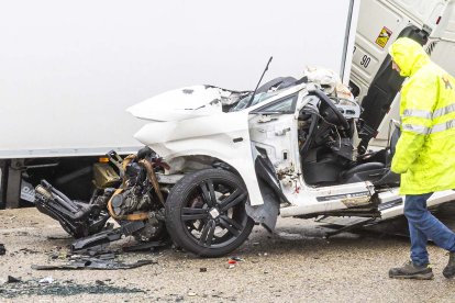 Accidente con resultado moral en las carreteras de la provincia.