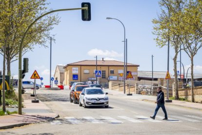 Parte de la calle Piqueras, en Soria.