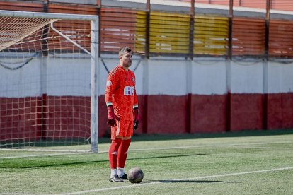 Biel Ribas en un partido de esta temporada con el Talavera.