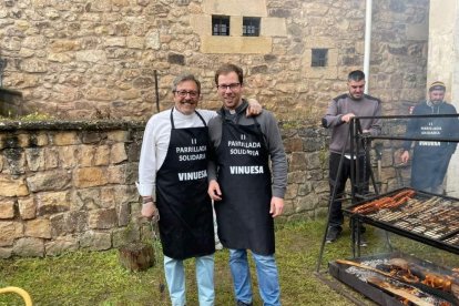 Vinuesa se volcó en su parrillada solidaria a beneficio de Manos Unidas.