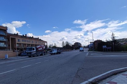 Travesía de El Burgo de Osma en la zona de la carretera de La Rasa.