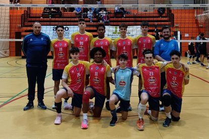 Plantilla del Numancia juvenil que compite en el Campeonato de España.