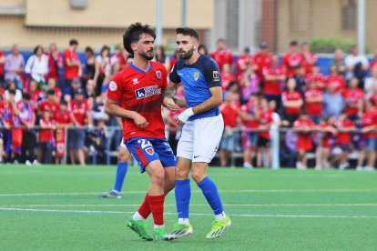 Saltaron chispas en el duelo entre Ballarín y Asier Grande