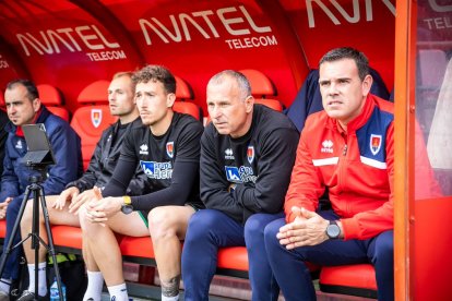 Javi Moreno quiere un Numancia solidario para ganar la final por el ascenso ante el Yeclano.