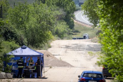 Operativo policial en Medinaceli el jueves 30 de mayo.