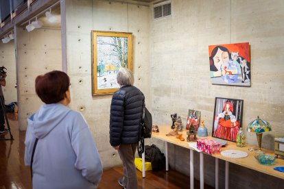 Muestra artística y solidaria en el Palacio de la Audiencia de Soria