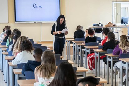 Examen de la EBAU en Soria.