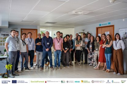 Foto de grupo del proyecto SocialForest.