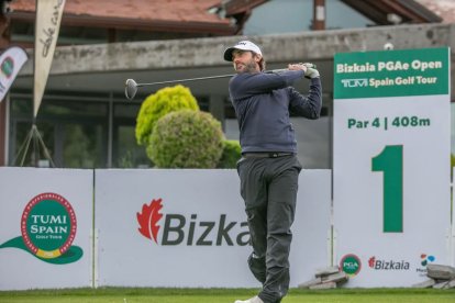 Daniel Berná durante su participación en el torneo de Bizkaia.