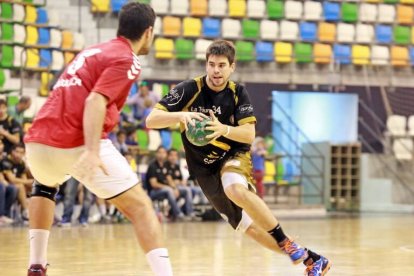 Álvaro Torres en un encuentro con Lanzarote.