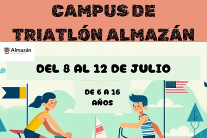 Cartel que anuncia el campus adnamantino de la próxima semana.