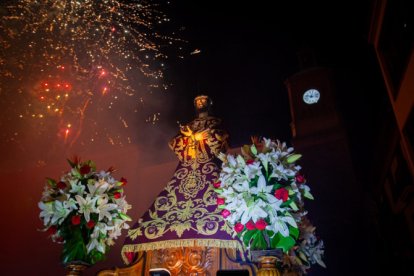 Bajada de Jesús en Almazán en las fiestas de 2023.