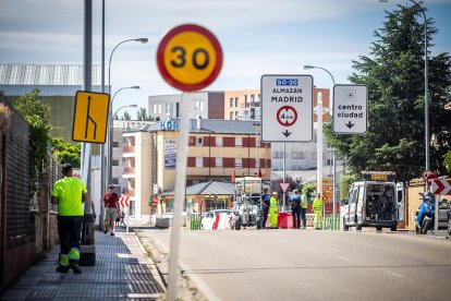 Corte en la boca del paso inferior de Eduardo Saavedra.