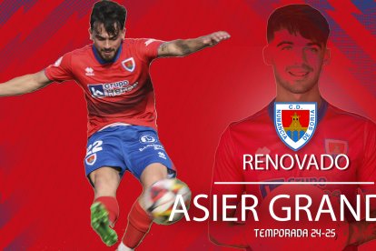 Asier Grande seguirá defendiendo los colores rojillos la próxima temporada.