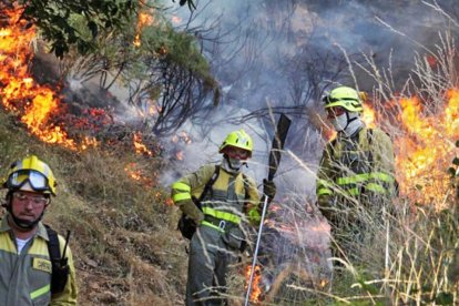 Imagen de archivo de un incendio.